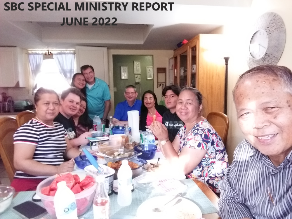 SBC SPECIAL MINISTRY REPORT